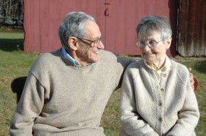 Bob and Mary Weis at the farm. Photo by Sally Shonk