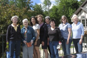 Volunteers from the Garden Club of Dublin (L-R): Louisa Birch, Alice McKenna, Grisel Levene, Connie Cerroni, Karen Bunch, Celeste Snitko, Louise Werden, and Jinnie Russell. Photo by Marney Bean.