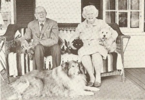 Edric and Gertrude Weld c. 1970; photograph courtesy of The Dublin Historical Society.