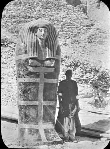 Sarcophagus from tombs of Yuya and Thuya, discovered in 1905. Photo courtesy of the Dublin Historical Society