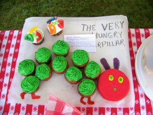 Among the six winners for the DCP 50th Birthday cupcake contest was Anna Ritchie’s "The Very Hungry Caterpillar.” Photo by Dan Millbauer