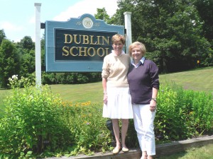 Martha Reed Murphy (left) and Prudence Robertson, both of Dublin, are Co-Chairmen of the Garden Club of Dublin’s Flower Show to be held at the Dublin School September 16th and 17th.