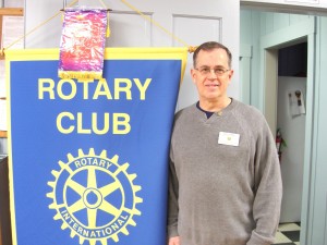 Dale Gabel, President of the Monadnock Rotary Club. Photo by Ramona Branch