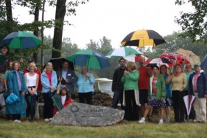 Many attended the dedication of Pierce Meadow.