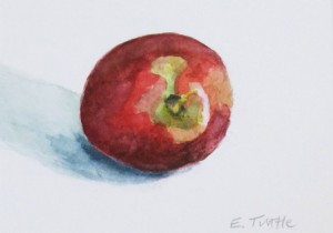 Edie Tuttle will be showing her watercolors at the Harrisville General Store from May 16 through June 15.