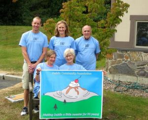 DCF has been "Making Dublin a Little Sweeter for 50 years." The Mt. Monadnock sundae was designed by Hannah Ellingwood. Photo by Jim Guy