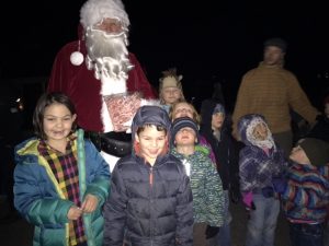 Many thanks to the Dublin Fire Department and the Dublin Community Center for making Santa feel so welcome in our little town. Not only was he here to light our Christmas tree and bonfire, but he also had time for breakfast and a story with friends and elves at the Hub.